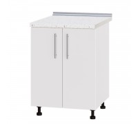 Küchenzeile Modern Niz H82-600 Weiß, Weiß Hochglanz Küchenzeile Modern Niz H82-600 Weiß, Weiß Hochglanz