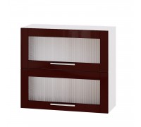Küchenzeile Modern Top BB14-800 Weiß, Burgund Glanz Küchenzeile Modern Top BB14-800 Weiß, Burgund Glanz