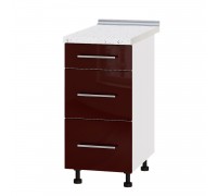 Kitchen unit Modern Niz H87-400 White, Burgundy Gloss Kitchen unit Modern Niz H87-400 White, Burgundy Gloss
