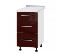 Szafka kuchenna Modern Niz H87-450 Biały, Bordeaux Połysk Szafka kuchenna Modern Niz H87-450 Biały, Bordeaux Połysk