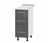 Szafka kuchenna Modern Niz H87-350 Biała, Granit połysk Szafka kuchenna Modern Niz H87-350 Biała, Granit połysk