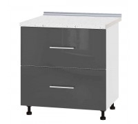 Kitchen unit Modern Niz H86-800 White, Glossy Granite