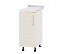 Szafka kuchenna Modern Niz H83-370 Biała, Perłowy połysk