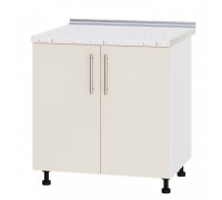 Кухонний модуль Модерн Низ Н84-800 Білий, Перли Глянець