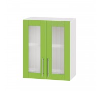 Кухонний модуль Модерн Верх ВВ06-600 Білий, Зелене Яблуко Глянець
