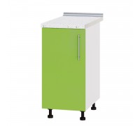 Szafka kuchenna Modern Niz H83-400 Biała, Zielone Jabłko Połysk