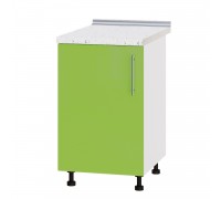 Küchenzeile Modern Niz H83-500 Weiß, Grüner Apfel Glanz Küchenzeile Modern Niz H83-500 Weiß, Grüner Apfel Glanz