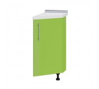 Kitchen unit Modern Niz H93-300 White, Green Apple Gloss