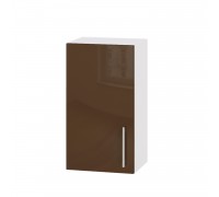 Küchenzeile Modern Top B01-400 Weiß, Cappuccino Glanz Küchenzeile Modern Top B01-400 Weiß, Cappuccino Glanz