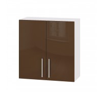 Küchenzeile Modern Top B10-700 Weiß, Cappuccino Glanz Küchenzeile Modern Top B10-700 Weiß, Cappuccino Glanz