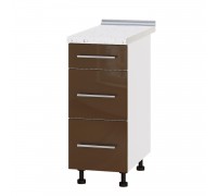 Szafka kuchenna Modern Niz H87-350 Biała, Cappuccino Połysk Szafka kuchenna Modern Niz H87-350 Biała, Cappuccino Połysk