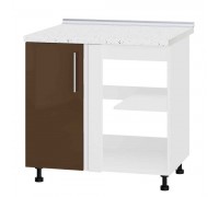 Kitchen unit Modern Niz H89-845 White, Cappuccino Gloss