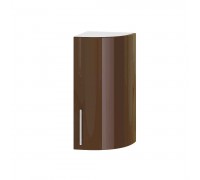 Modern Top Radius Corner End B47-300 White, Cappuccino Gloss