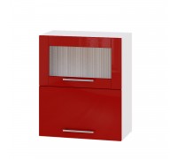Кухонный модуль Модерн Верх ВВГ14-600 Белый, Красный Глянец