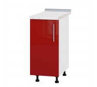 Szafka kuchenna Modern Niz H83-380 Biały, Czerwony połysk