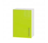 Küchenzeile Modern Top B05-500 Weiß, Limettenglanz