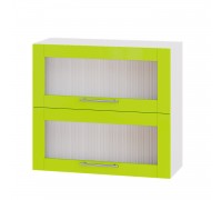 Küchenzeile Modern Top BB14-800 Weiß, Limettenglanz Küchenzeile Modern Top BB14-800 Weiß, Limettenglanz