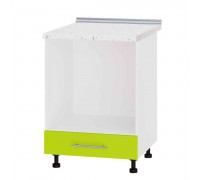 Kitchen unit Modern Niz H85-600 White, Lime Gloss