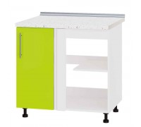 Kitchen unit Modern Niz H89-845 White, Lime Gloss