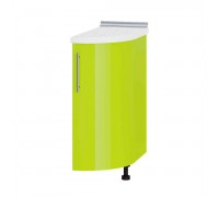 Modern Bottom Radius Ending H94-300 White, Lime Gloss