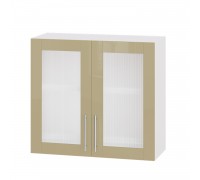 Кухонний модуль Модерн Верх ВВ06-800 Білий, Латте Глянець