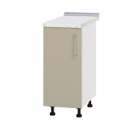 Кухонний модуль Модерн Низ Н83-360 Білий, Латте Глянець