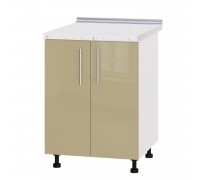 Кухонный модуль Модерн Низ Н82-600 Белый, Латте Глянец