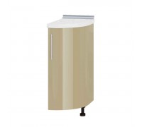 Modern Bottom Radius Ending H92-300 White, Latte Gloss
