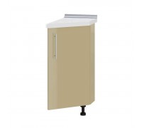 Küchenzeile Modern Niz H93-300 Weiß, Latte Glanz