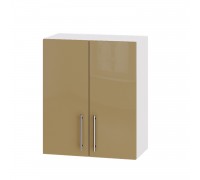 Кухонный модуль Модерн Верх В10-600 Белый, Мокко Глянец