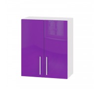 Кухонный модуль Модерн Верх В10-600 Белый, Сирень Глянец Кухонный модуль Модерн Верх В10-600 Белый, Сирень Глянец