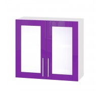 Кухонный модуль Модерн Верх ВВ06-800 Белый, Сирень Глянец