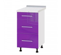 Kitchen unit Modern Niz H87-450 White, Lilac Gloss Kitchen unit Modern Niz H87-450 White, Lilac Gloss