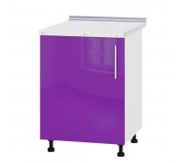 Szafka kuchenna Modern Niz H79-600 Biały, Liliowy połysk Szafka kuchenna Modern Niz H79-600 Biały, Liliowy połysk