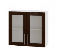 Küchenzeile Modern Top BB10-800 Weiß, Schokoladenglanz Küchenzeile Modern Top BB10-800 Weiß, Schokoladenglanz
