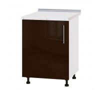 Kitchen unit Modern Niz H79-600 White, Chocolate Gloss Kitchen unit Modern Niz H79-600 White, Chocolate Gloss