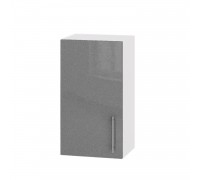 Küchenzeile Modern Top B01-400 Weiß, Metallic Silber Glanz Küchenzeile Modern Top B01-400 Weiß, Metallic Silber Glanz