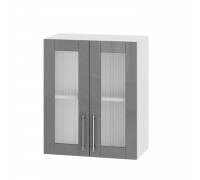 Küchenzeile Modern Top BB10-600 Weiß, Metallic Silber Glanz Küchenzeile Modern Top BB10-600 Weiß, Metallic Silber Glanz