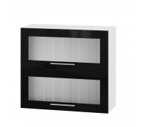 Kitchen unit Modern Top BB14-800 White, Metallic Black Gloss Kitchen unit Modern Top BB14-800 White, Metallic Black Gloss