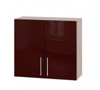 Kitchen unit Modern Top B06-800 Sonoma Oak, Bordeaux Gloss