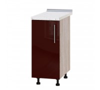 Кухонный модуль Модерн Низ Н83-360 Дуб Сонома, Бордо Глянец