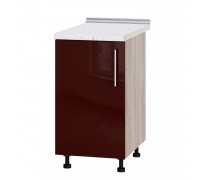 Szafka kuchenna Modern Niz H83-450 Dąb Sonoma, Bordeaux Połysk Szafka kuchenna Modern Niz H83-450 Dąb Sonoma, Bordeaux Połysk