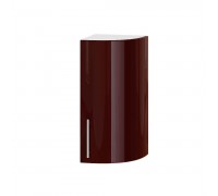 Modern Top Radius Corner End B47-300 Sonoma Oak, Bordeaux Gloss