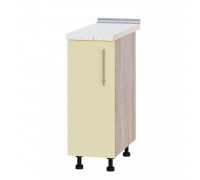 Szafka kuchenna Modern Niz H83-300 Dąb Sonoma, Wanilia Połysk