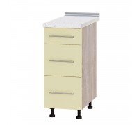 Szafka kuchenna Modern Niz H87-350 Dąb Sonoma, Wanilia Połysk Szafka kuchenna Modern Niz H87-350 Dąb Sonoma, Wanilia Połysk