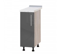 Kitchen unit Modern Niz H83-300 Sonoma Oak, Glossy Granite