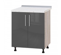 Kitchen unit Modern Niz H84-700 Sonoma oak, Glossy granite