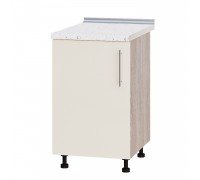 Кухонный модуль Модерн Низ Н83-500 Дуб Сонома, Жемчуг Глянец