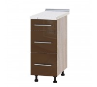 Kitchen unit Modern Niz H87-350 Sonoma Oak, Cappuccino Gloss Kitchen unit Modern Niz H87-350 Sonoma Oak, Cappuccino Gloss