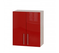 Küchenzeile Modern Top B10-600 Sonoma Eiche, Rot Glanz Küchenzeile Modern Top B10-600 Sonoma Eiche, Rot Glanz